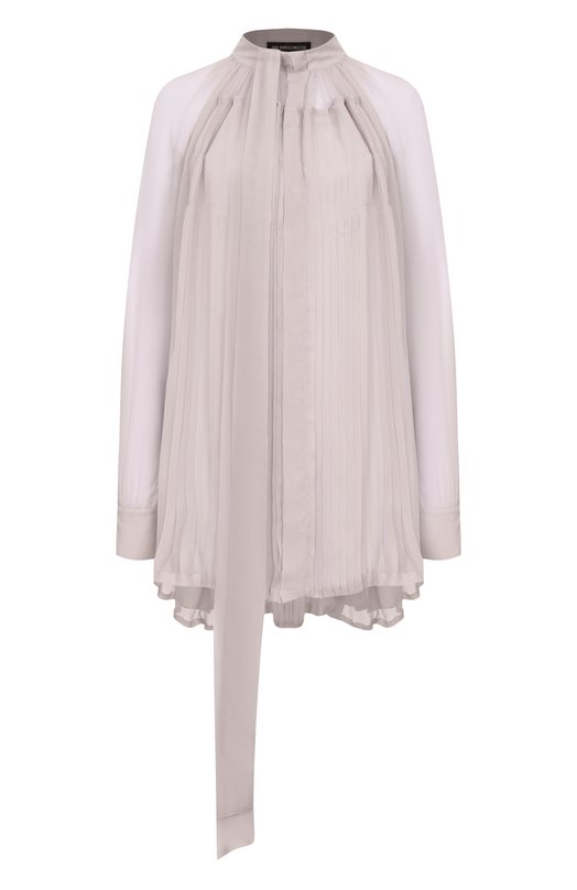 Шелковая блузка Ann Demeulemeester B0012787/FA608 Серый B0012787/FA608