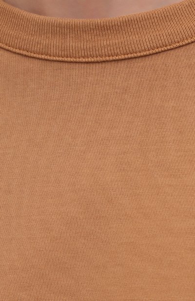 Хлопковая футболка HERON PRESTON FOR CALVIN KLEIN коричневого цвета по цене 12550 руб., арт. K20K203539, фото 5 Хлопковая футболка HERON PRESTON FOR CALVIN KLEIN, арт. K20K203539, фото 5