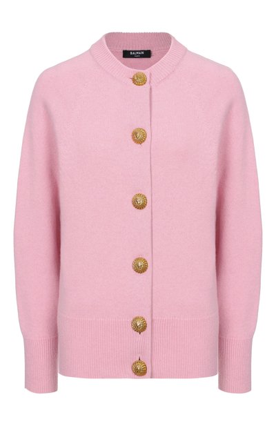 Женский кардиган из кашемира и шерсти BALMAIN, арт. GF1KL270/KI87