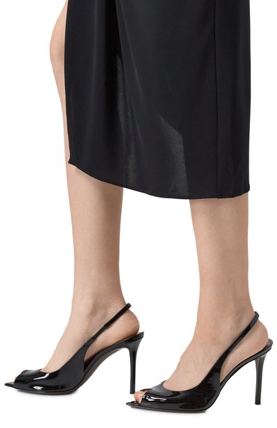 Кожаные туфли intriigo open toe 90 GIUSEPPE ZANOTTI DESIGN, арт. I400013, фото 3