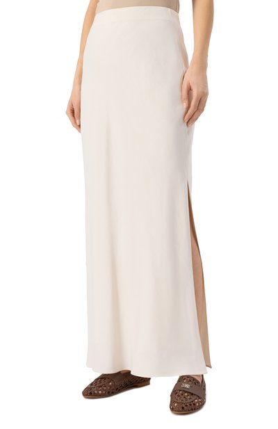 Юбка из вискозы и льна BRUNELLO CUCINELLI, арт. MH126G3396, фото 3