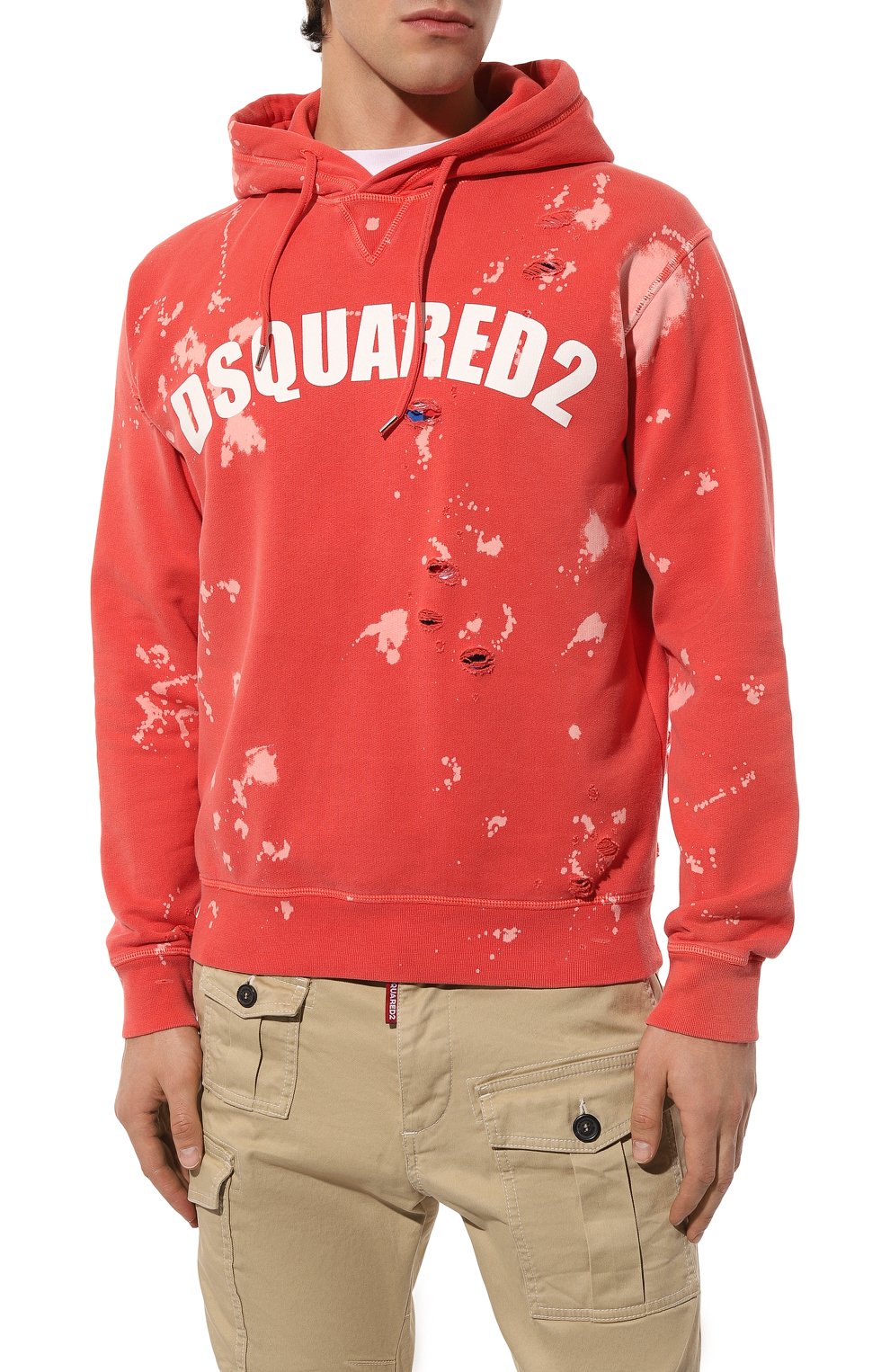 Хлопковое худи DSQUARED2, арт. S74GU0676/S25030, фото 3