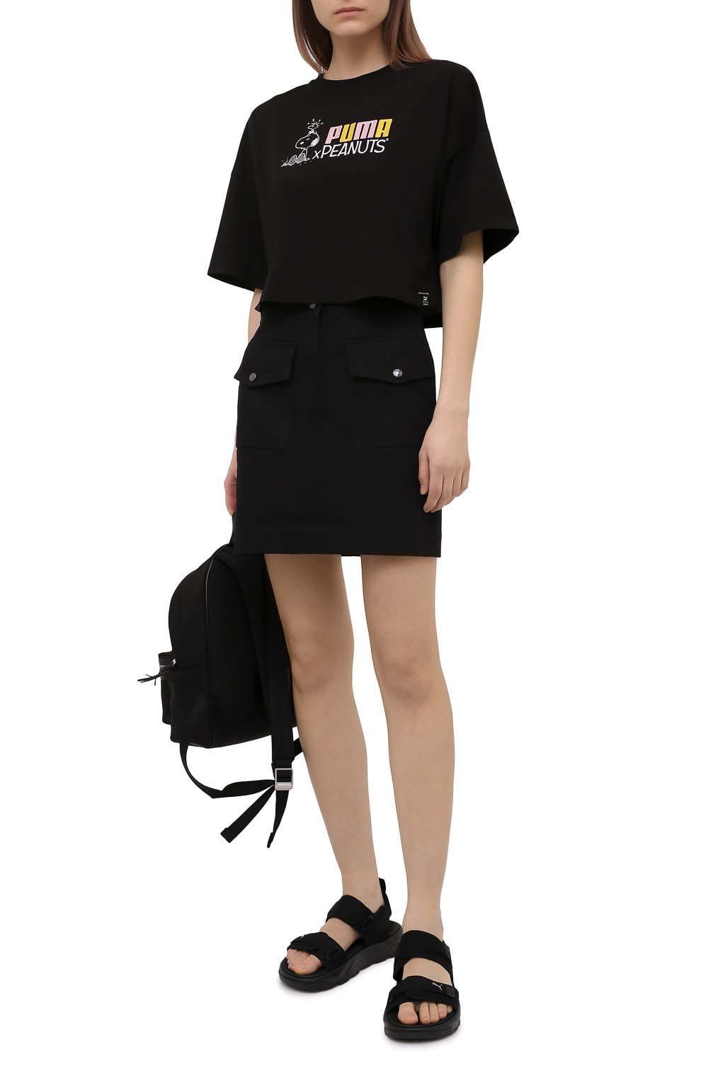 Хлопковая футболка puma x peanuts ralph sampson PUMA, арт. 53115801, фото 2