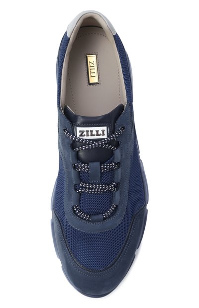 Комбинированные кроссовки ZILLI, арт. H0310AM1405VZGR00, фото 5