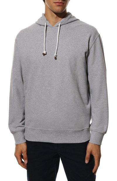 Хлопковое худи BRUNELLO CUCINELLI, арт. MTU143450, фото 3