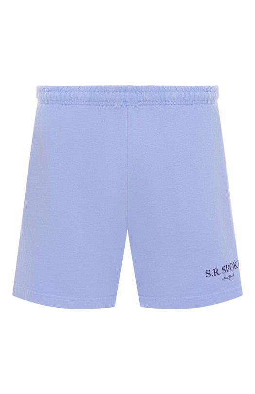 Хлопковые шорты Sporty and Rich SH039612304BL59 Голубой SH039612304BL59