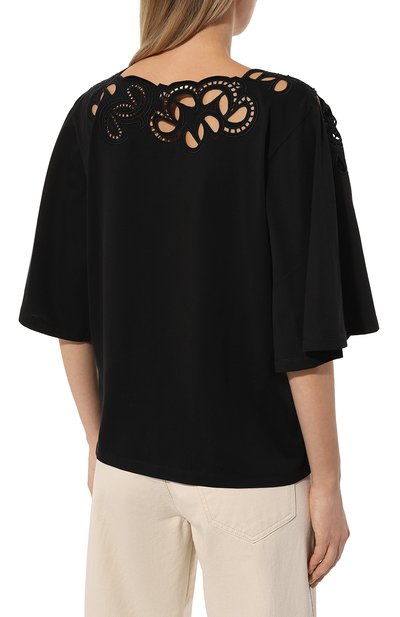 Хлопковый топ ELIE SAAB, арт. TS001, фото 4