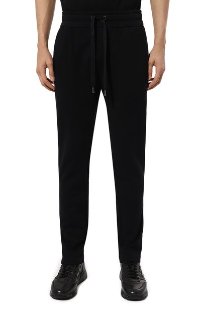 Хлопковые брюки DOLCE & GABBANA темно-синего цвета по цене 78450 руб., арт. GZ12AT/G7M4Y, фото 3 Хлопковые брюки DOLCE & GABBANA, арт. GZ12AT/G7M4Y, фото 3