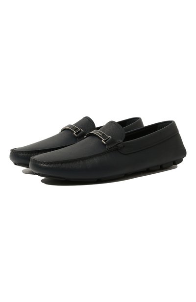 Мужские кожаные мокасины PRADA, арт. 2DD159-053-F0216-U00I