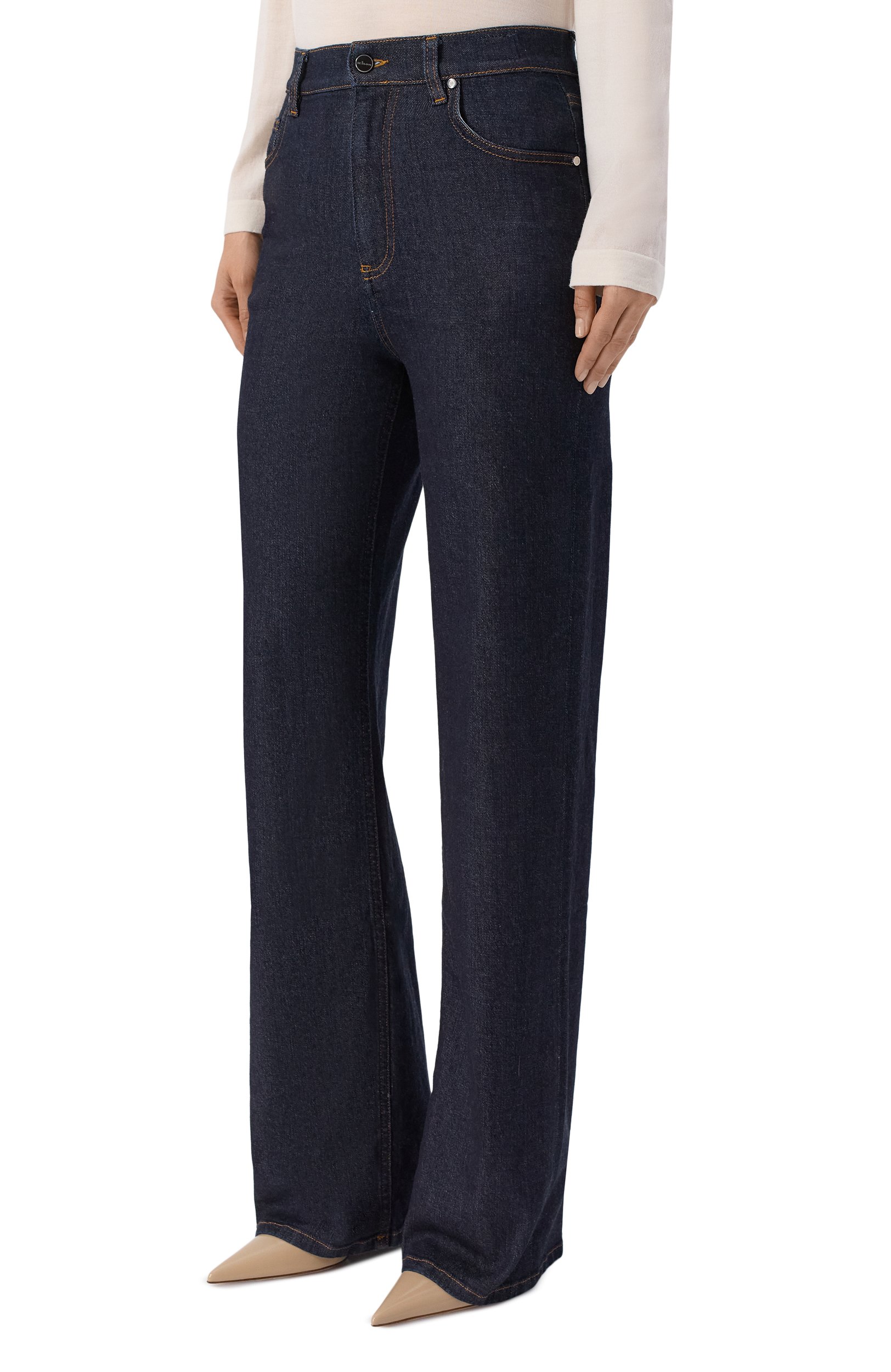 Джинсы KITON темно-синего цвета по цене 185500 руб., арт. DJ60103K0501L, фото 3 Джинсы KITON, арт. DJ60103K0501L, фото 3
