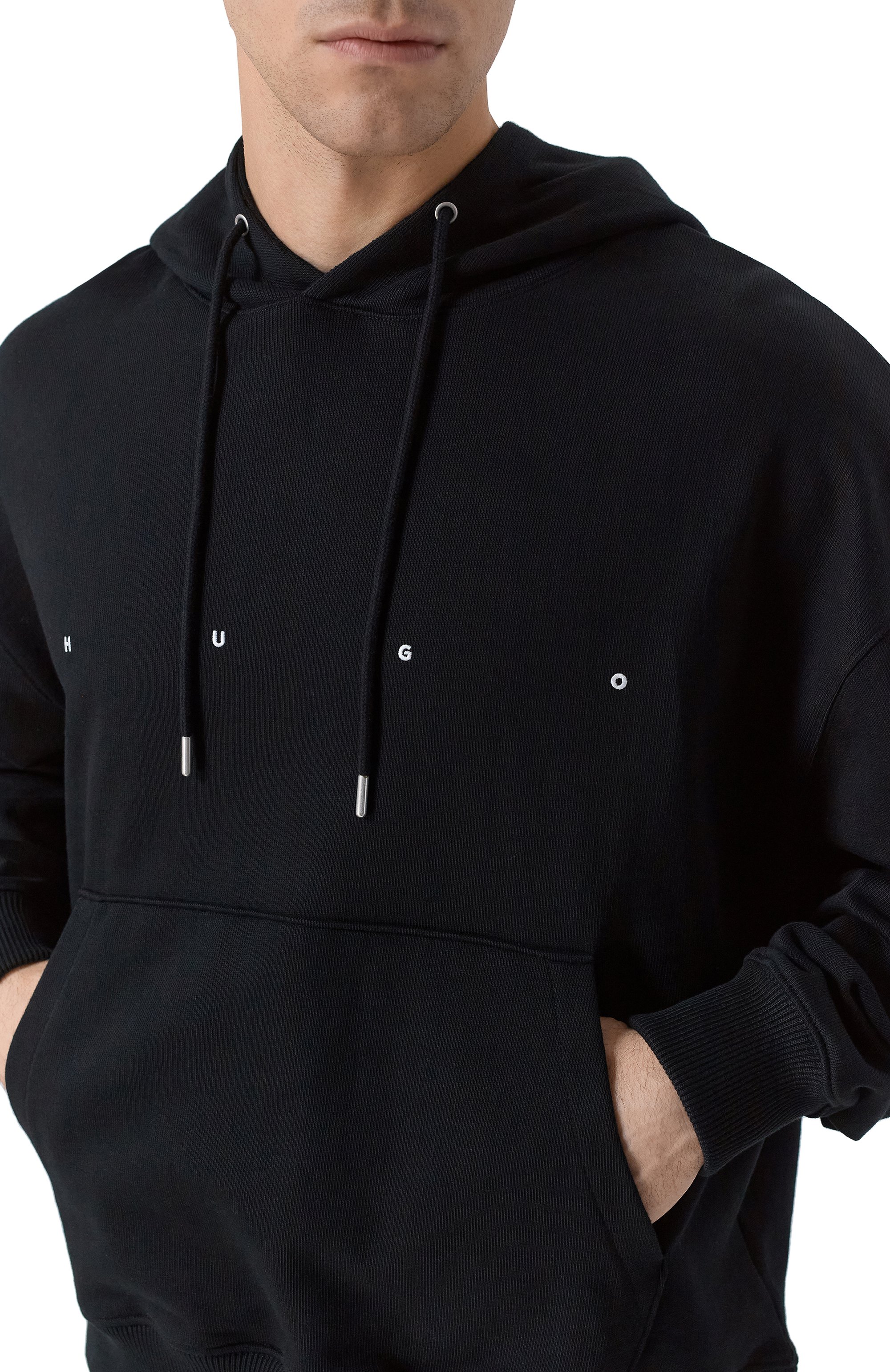 Хлопковое худи HUGO, арт. 50553348, фото 5