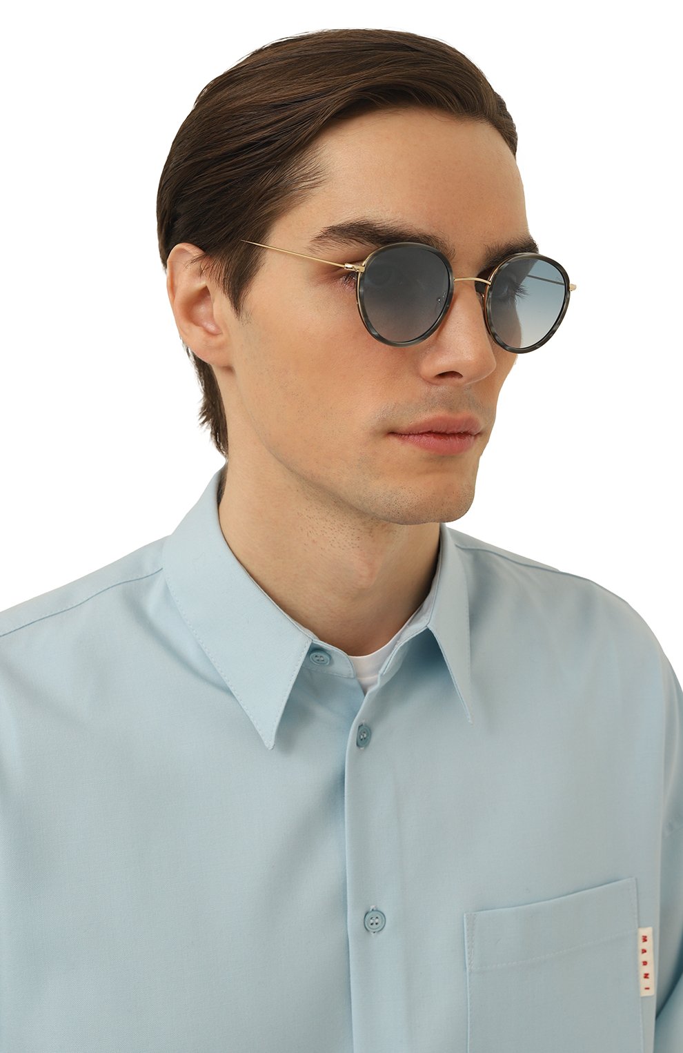 Солнцеза�щитные очки SPEKTRE, арт. M0RGAN 01AFT H0RN/GRADIENT SILVER/BLUE, фото 3