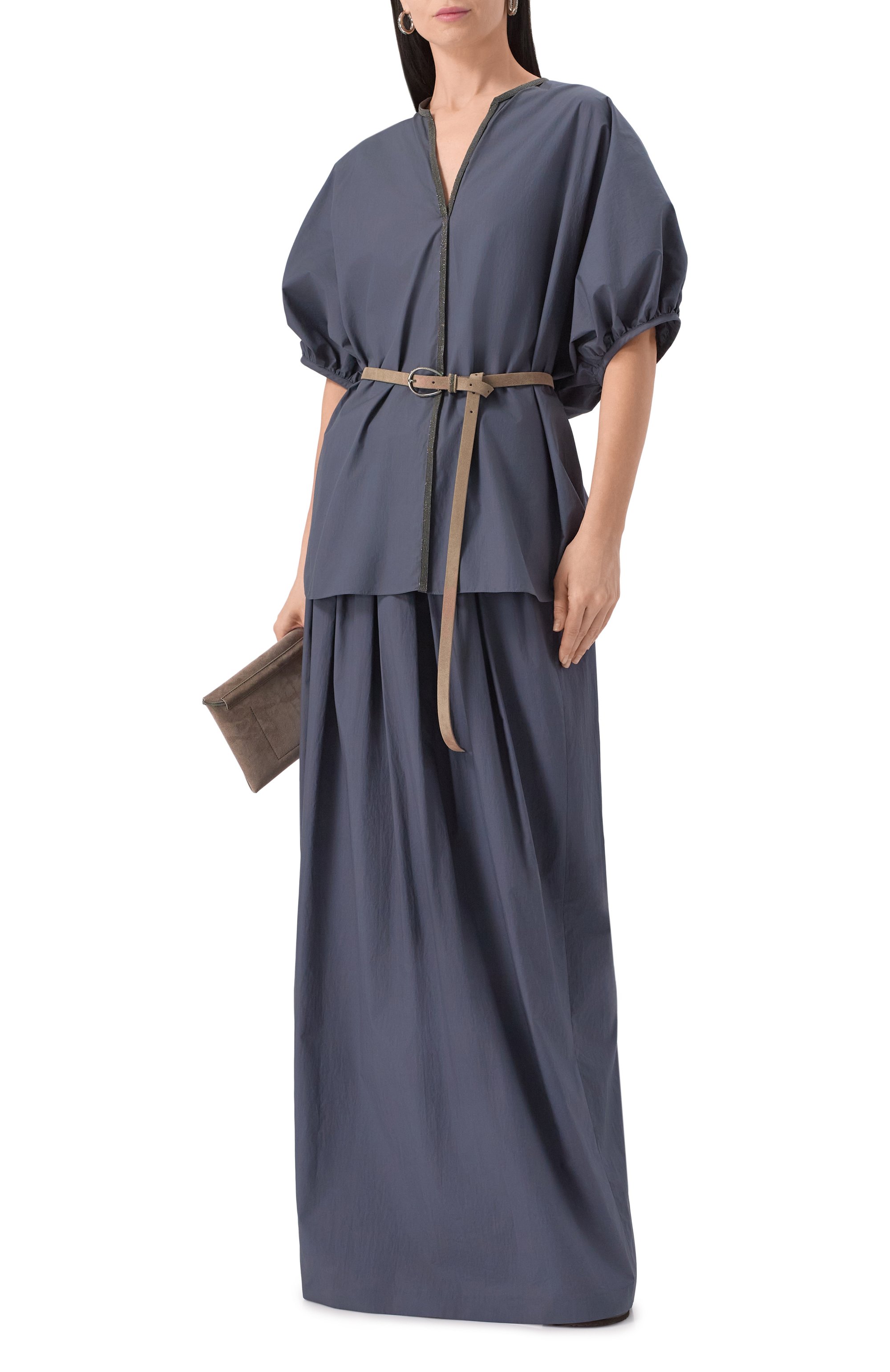 Хлопковая юбка BRUNELLO CUCINELLI, арт. M0H93G3773, фото 2