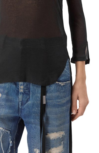 Хлопковый лонгслив ANN DEMEULEMEESTER, арт. B0012885/FA434, фото 5