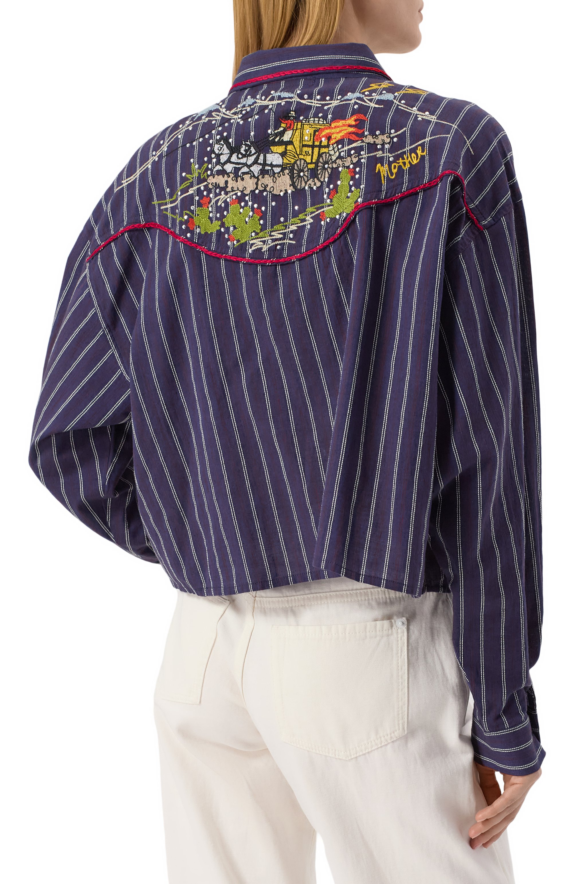 Хлопковая рубашка MOTHER, арт. 21256-1663, фото 4