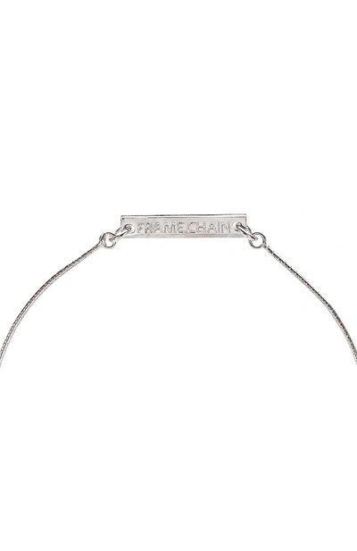 Цепочка для очков FRAME CHAIN серебряного цвета по цене 12000 руб., арт. SLINKY WHITE, фото 3 Цепочка для очков FRAME CHAIN, арт. SLINKY WHITE, фото 3