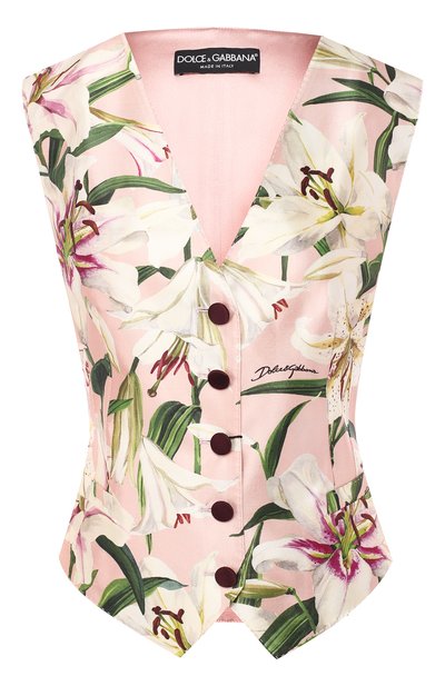Женский шелковый жилет DOLCE & GABBANA, арт. F79H5T/HS149