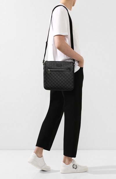 Кожаная сумка-планшет GUCCI, арт. 406408/CWCBN, фото 2