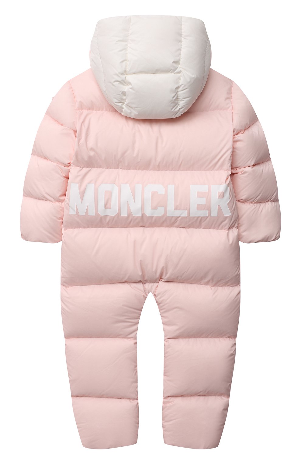 Пуховый комбинезон MONCLER розового цвета по цене 65650 руб., арт. G2-951-1G521-00-53333, фото 2 Пуховый комбинезон MONCLER, арт. G2-951-1G521-00-53333, фото 2