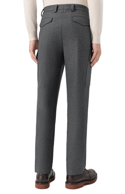 Шерстяные брюки-карго BRUNELLO CUCINELLI, арт. M038PE1890, фото 4