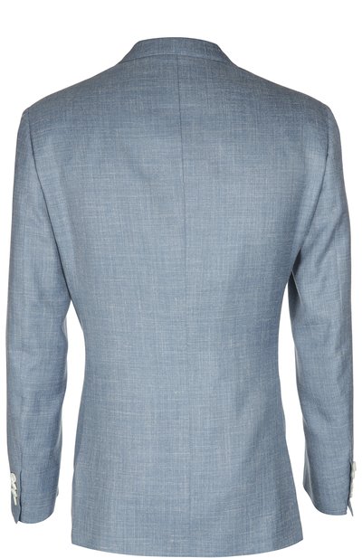 Приталенный пиджак из смеси шерсти с шелком и льном BRIONI, арт. RG00/P5AIB/BRUNIC0/2, фото 2