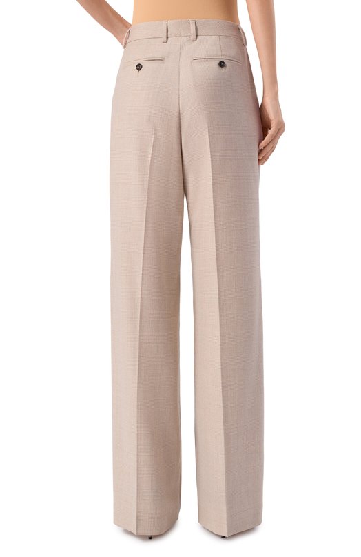 Шерстяные брюки Kiton D48109K0513G01 Бежевый  D48109K0513G01 Фото 4