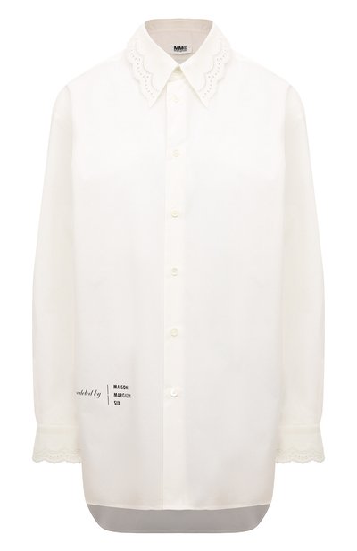 Хлопковая рубашка MM6, арт. S52DL0204/S47294, фото 1