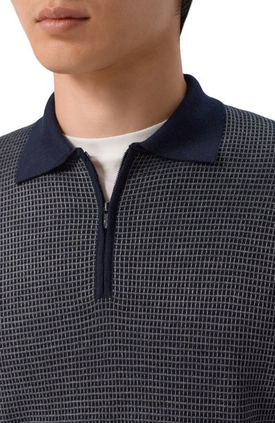 Поло из шерсти и шелка CORNELIANI, арт. 28M587/2A25144, фото 5