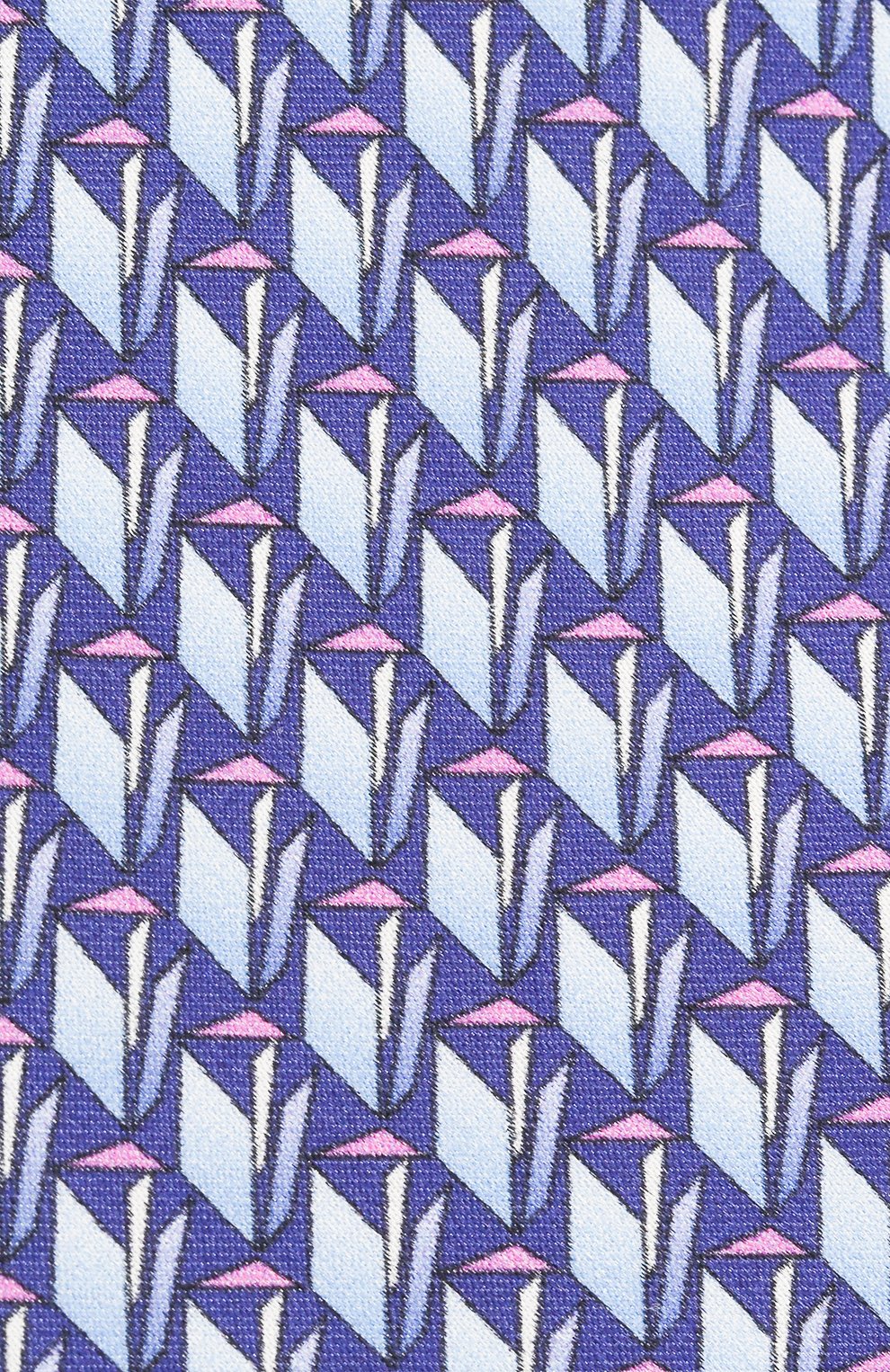 Шелковый галстук ZILLI голубого цвета по цене 25800 руб., арт. 50224/TIES, фото 3 Шелковый галстук ZILLI, арт. 50224/TIES, фото 3