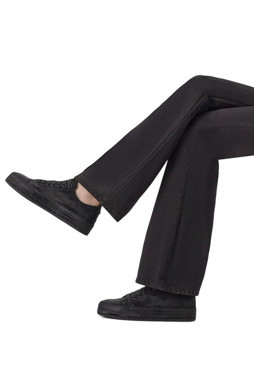 Замшевые кеды Nono Ann Demeulemeester B0012569/LT182 Чёрный  B0012569/LT182 Фото 2