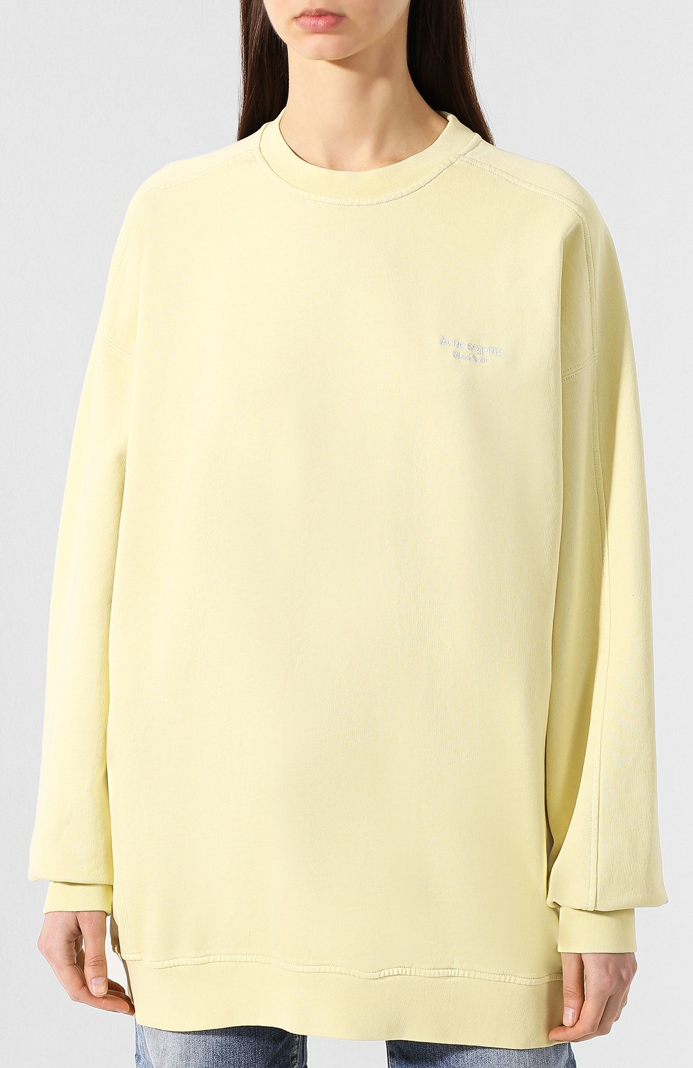 Хлопковый свитшот ACNE STUDIOS, арт. AI0007, фото 3