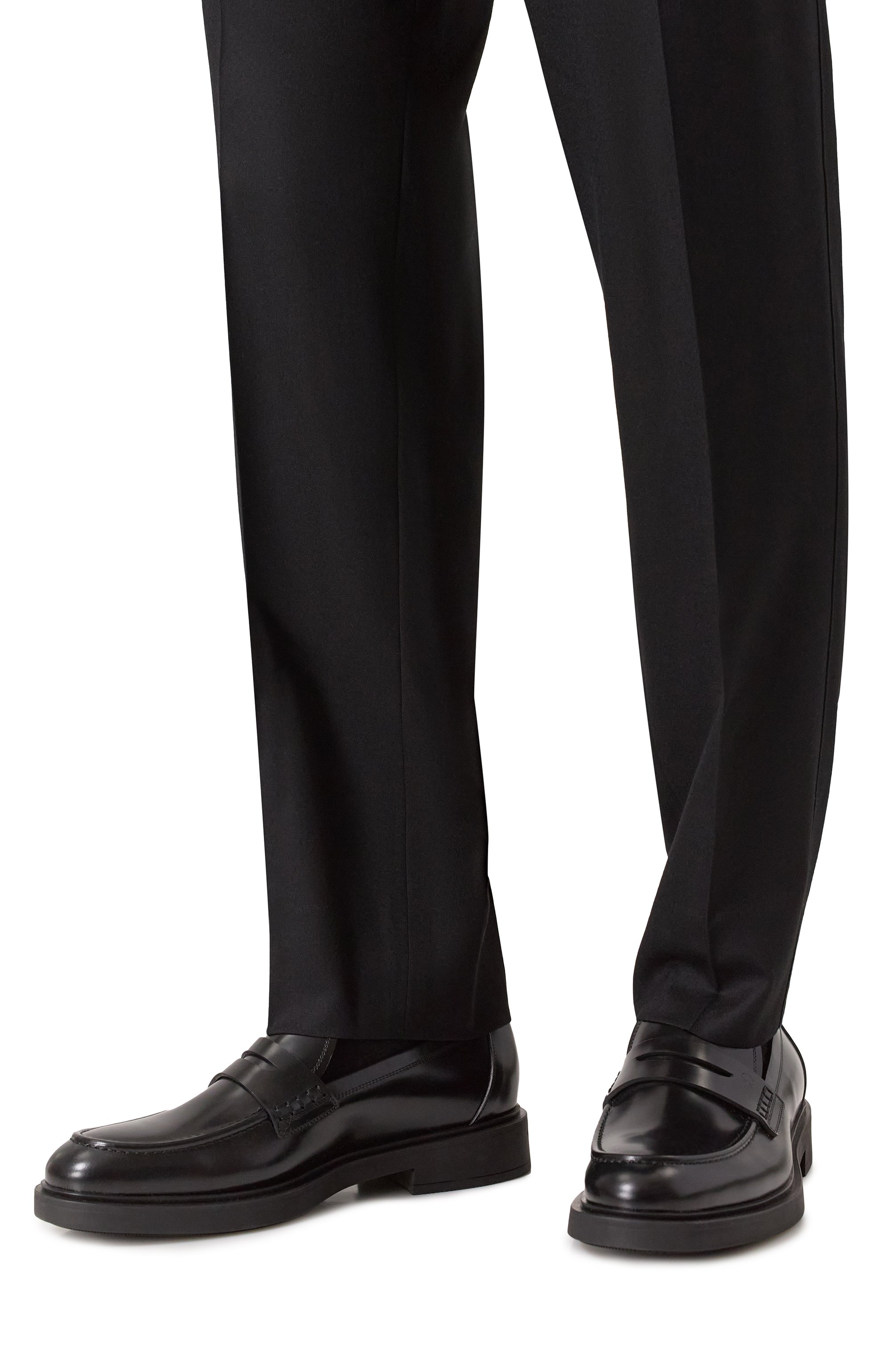 Кожаные пенни-л�оферы harris GIANVITO ROSSI, арт. U25210.20G0M.SRABLACK, фото 3