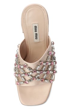 Текстильные мюли MIU MIU, арт. 5XX518-3ASI-F0236, фото 4