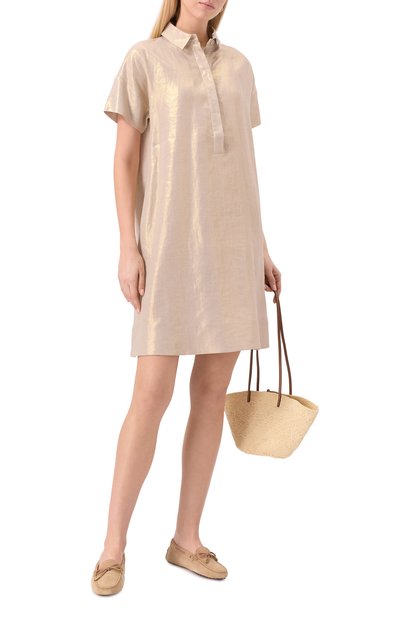 Замшевые мокасины gommino TOD’S бежевого цвета по цене 69700 руб., арт. XXW0FW05030/CK0, фото 2 Замшевые мокасины gommino TOD’S, арт. XXW0FW05030/CK0, фото 2