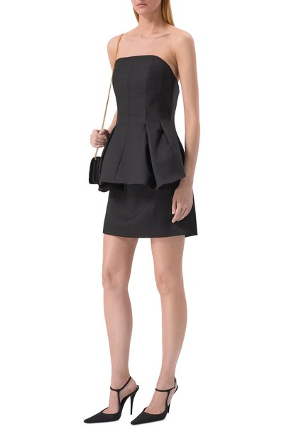 Текстильные туфли manon 110 SAINT LAURENT черного цвета по цене 141000 руб., арт. 840734/AAFAI, фото 3 Текстильные туфли manon 110 SAINT LAURENT, арт. 840734/AAFAI, фото 3