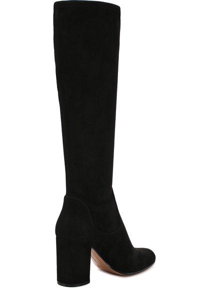 Замшевые сапоги на устойчивом каблуке GIANVITO ROSSI, арт. G80903.85RIC.CMHNENE, фото 4