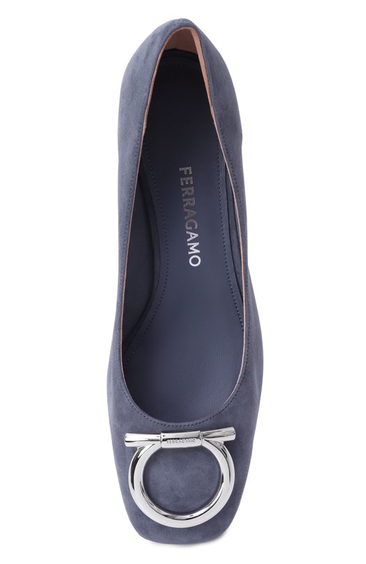 Замшевые туфли Mara 40 Ferragamo 01K665/786973 Серый  01K665/786973 Фото 6