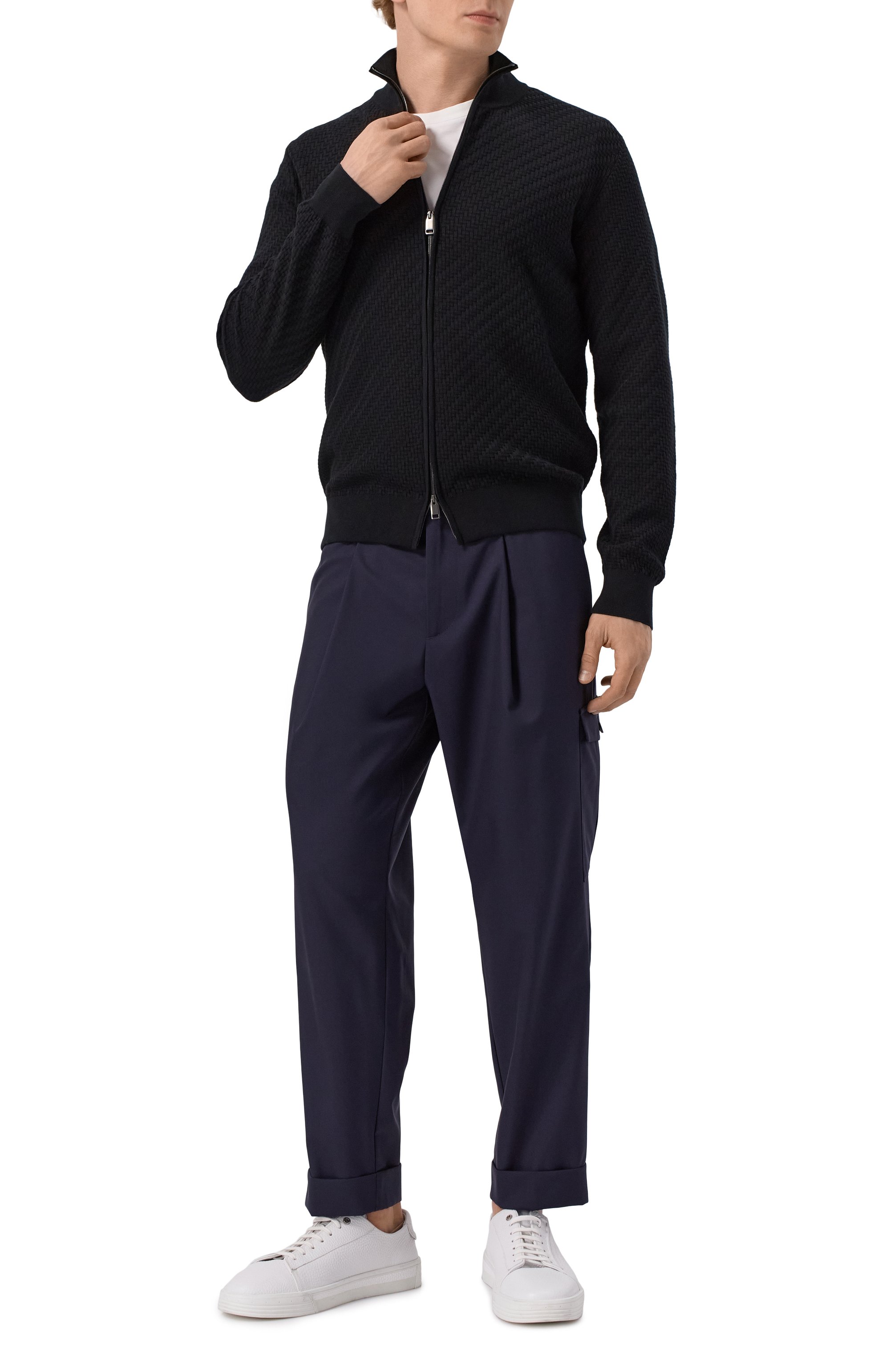 Кардиган из хлопка и шелка BRIONI, арт. UMT20L/PAK22, фото 2