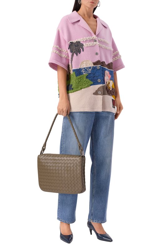 Сумка Swing Bottega Veneta 795074/V2HL1 Хаки  795074/V2HL1 Фото 7