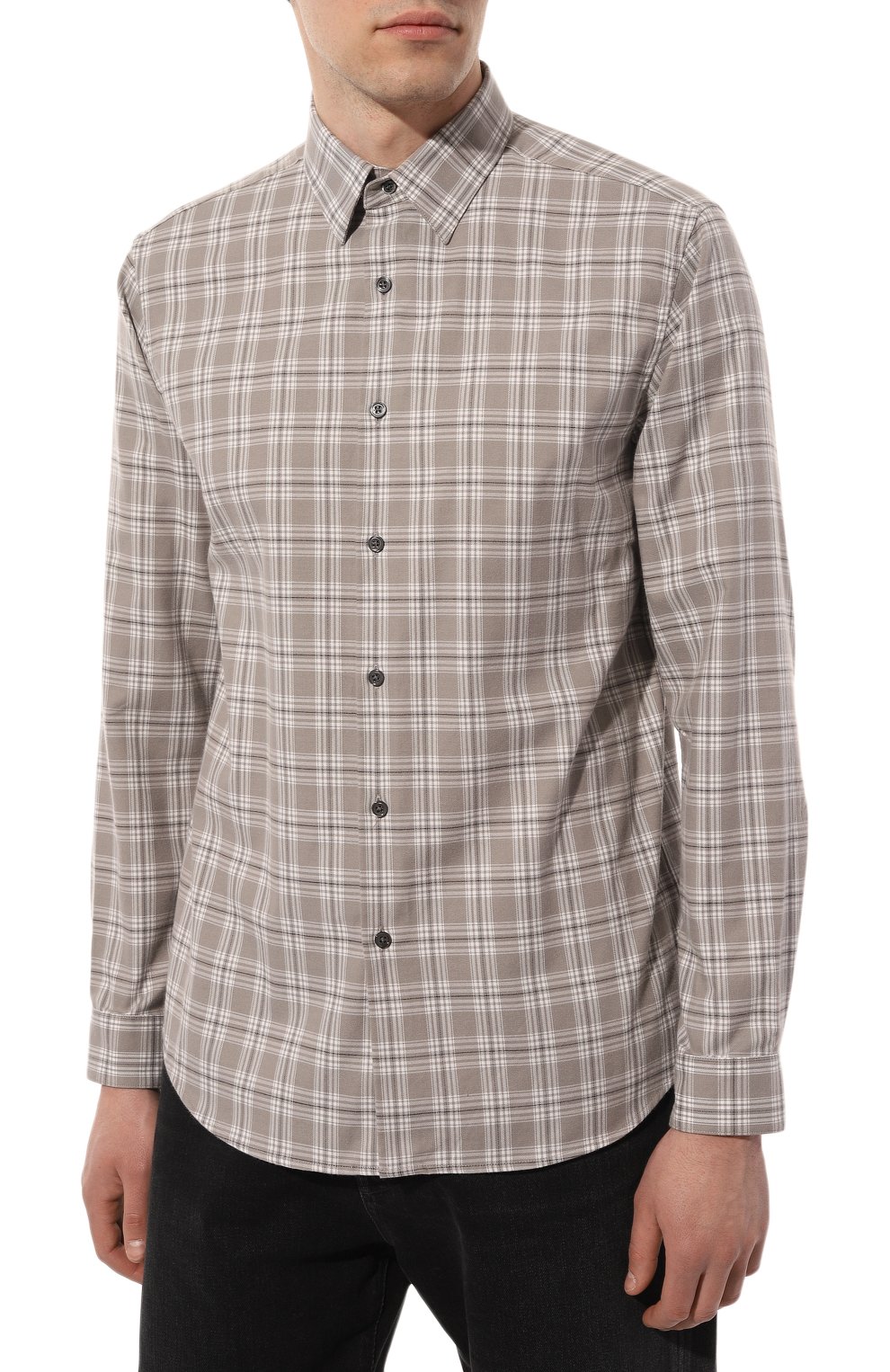 Хлопковая рубашка THEORY, арт. M1074502, фото 3