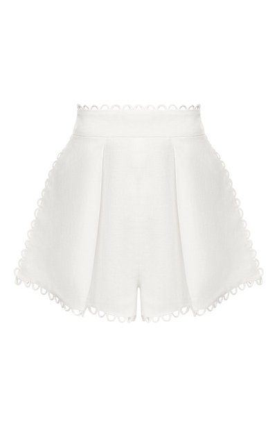 Женские льняные шорты ZIMMERMANN, арт. 6219AALL