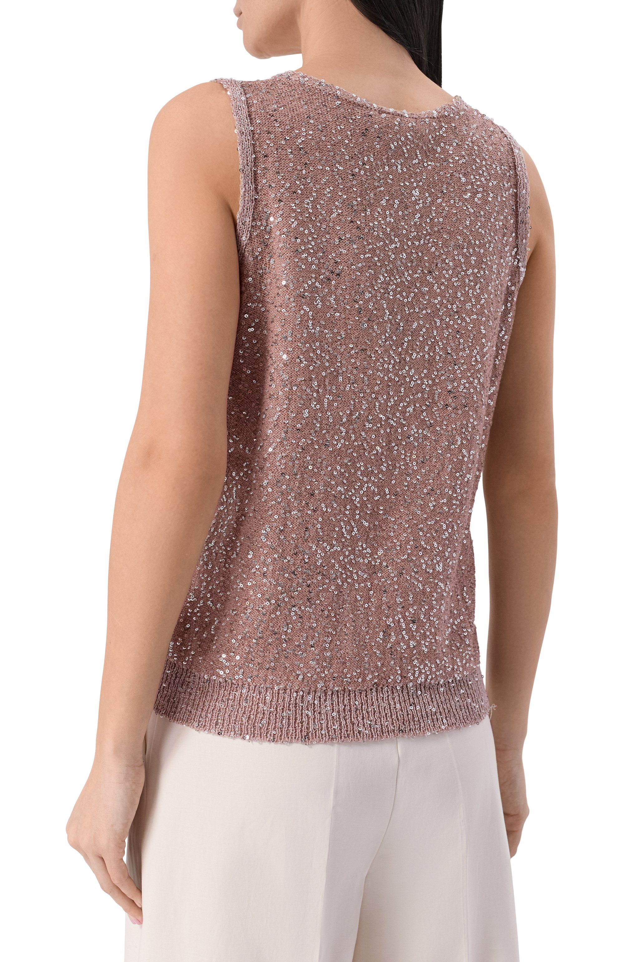 Топ с отделкой пайетками WEEKEND MAX MARA, арт. WKDTEMP0, фото 4