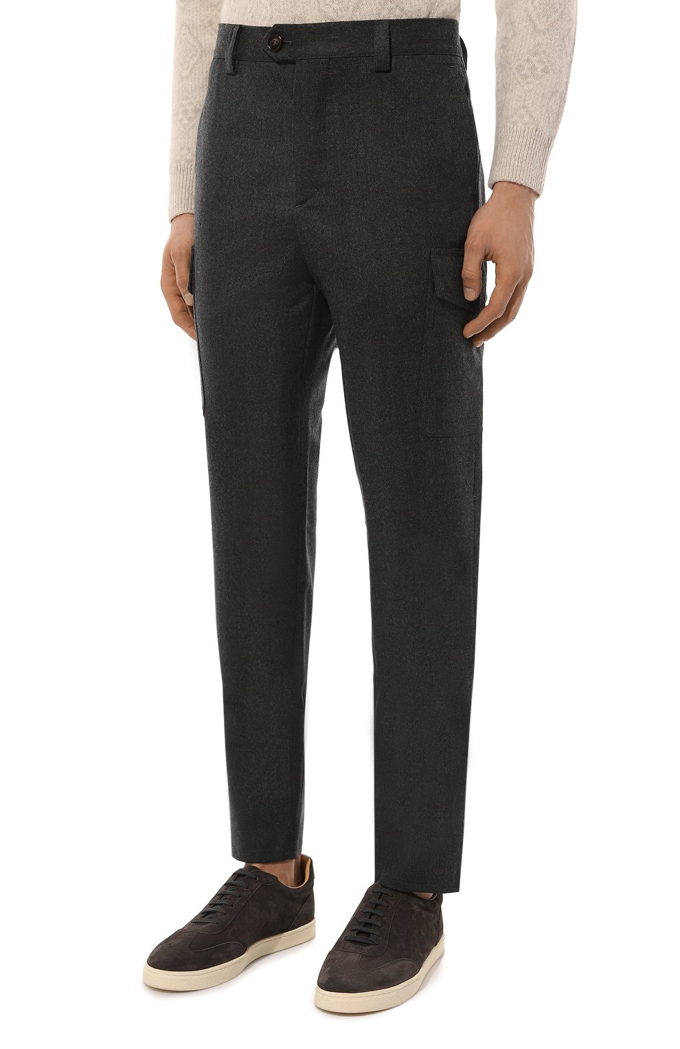 Шерстяные брюки-карго BRUNELLO CUCINELLI, арт. ME226E1890, фото 3