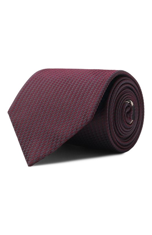 Шелковый галстук Brioni O61D00-PC434 Бордовый O61D00-PC434