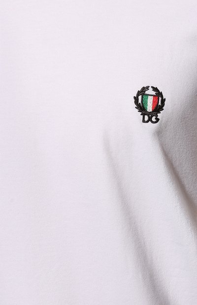 Хлопковая футболка DOLCE & GABBANA, арт. 0121/N8A03J/00020, фото 5