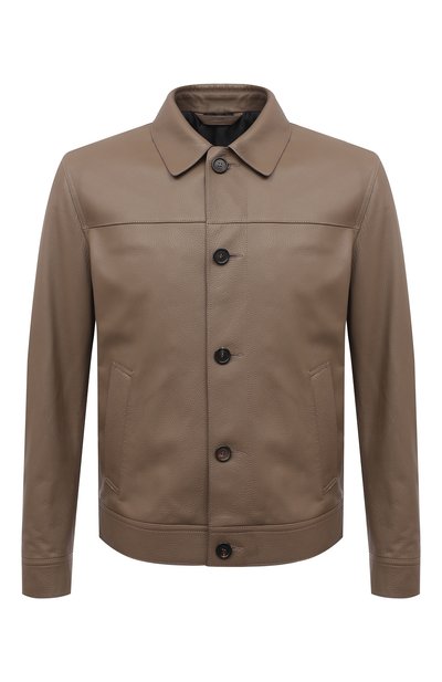 Мужская кожаная куртка BRIONI, арт. PLZ90L/P7708