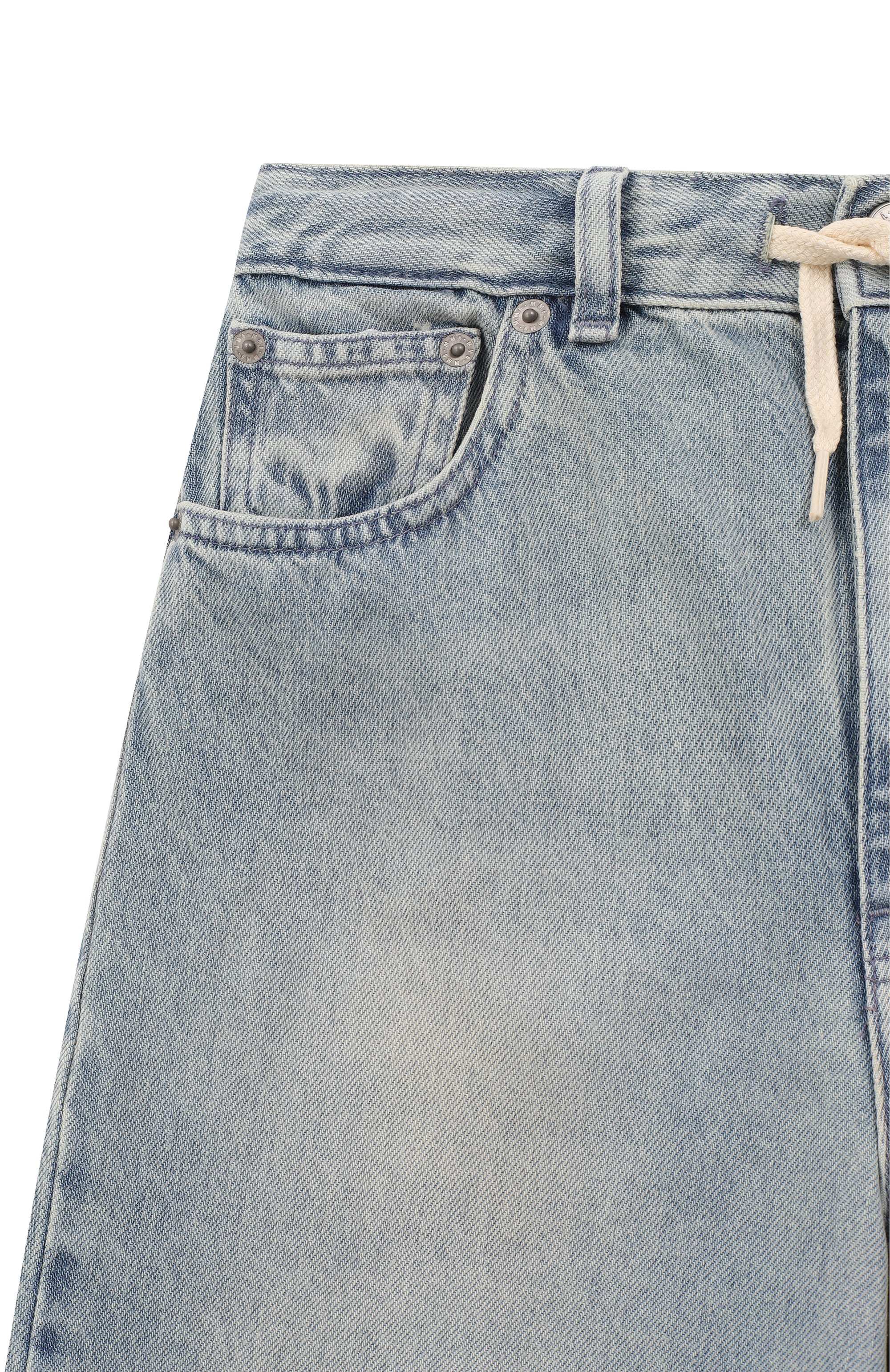 Джинсы MM6 голубого цвета по цене 27950 руб., арт. M60209/MM06Y, фото 3 Джинсы MM6, арт. M60209/MM06Y, фото 3