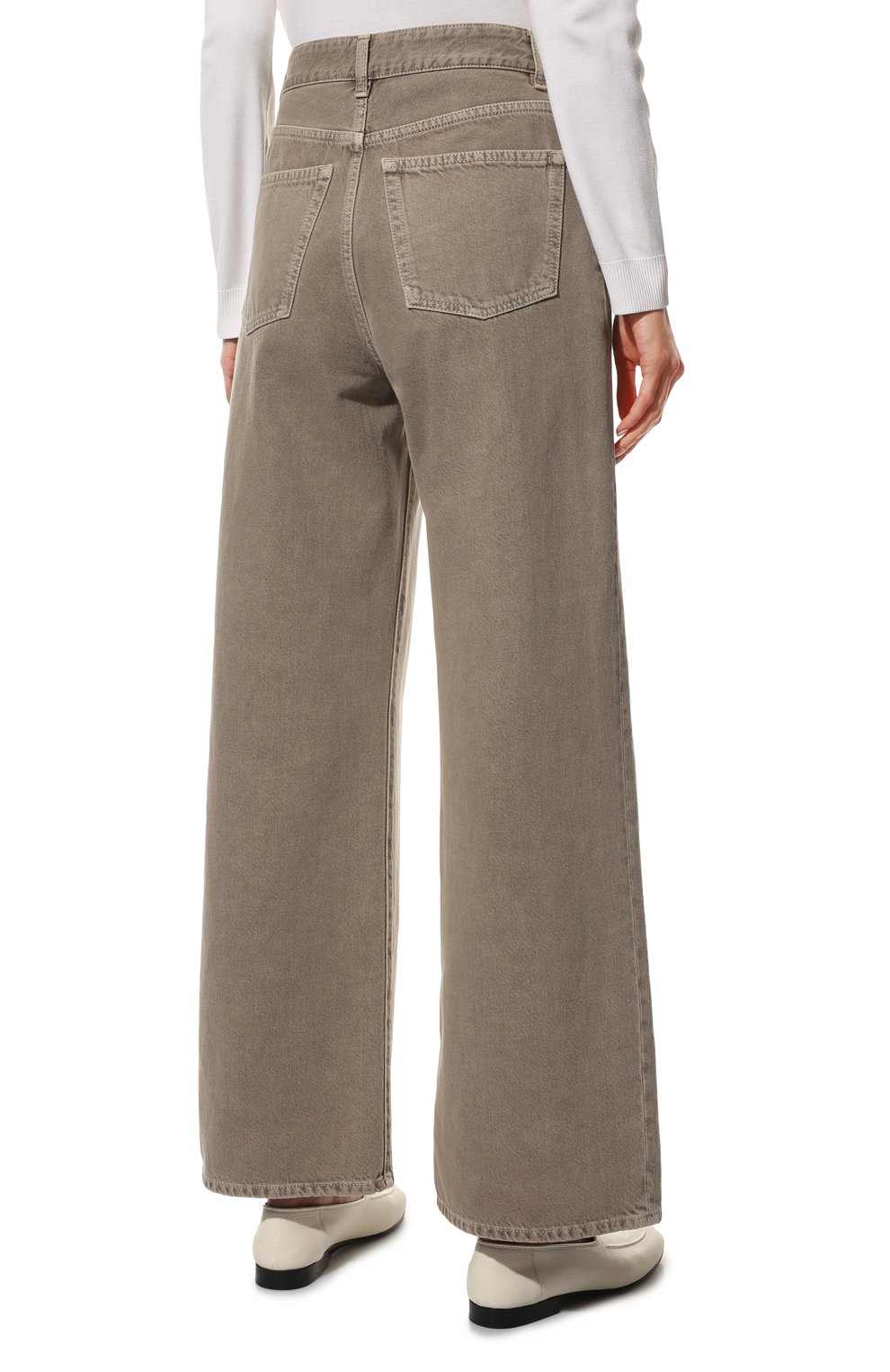 Джинсы THE ROW темно-бежевого цвета по цене 82650 руб., арт. 5915W1954, фото 4 Джинсы THE ROW, арт. 5915W1954, фото 4