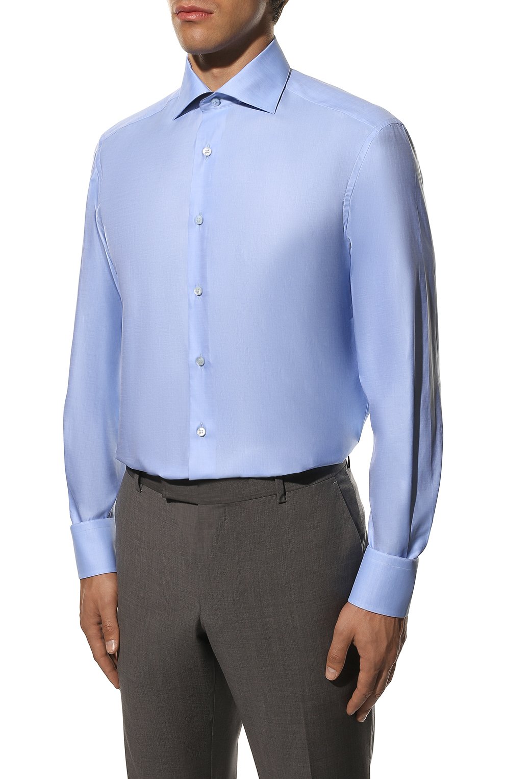 Сорочка из хлопка и шелка STEFANO RICCI, арт. MC000540/L2403, фото 4