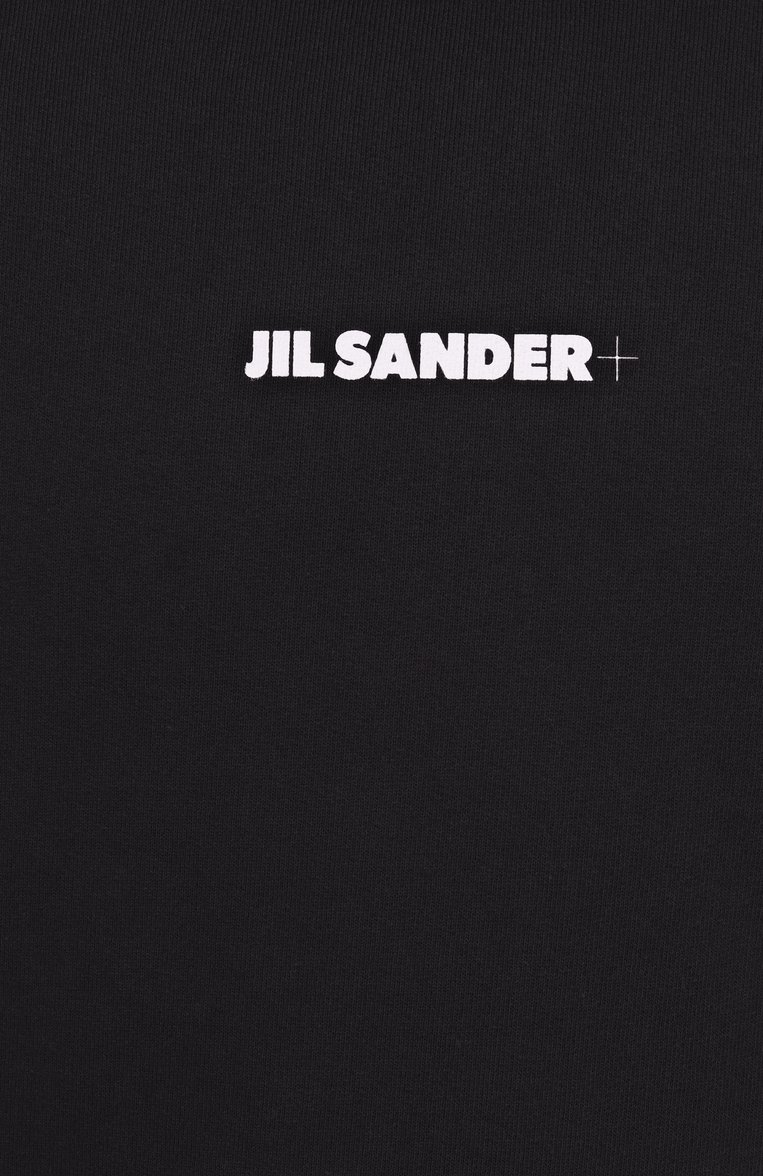 Мужской хлопковое худи JIL SANDER черного цвета, арт. J47GU0129/J20039 | Фото 6 (Рукава: Длинные; Длина (для топов): Стандартные; Материал внешний: Хлопок; Мужское Кросс-КТ: Худи-одежда; Принт: Без принта; Стили: Кэжуэл; Автоматизация Т�О: Проставлено; Автоматизация состава: Проставлено; Детали: Без декора)